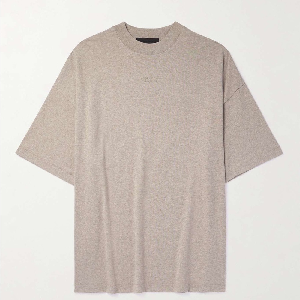 Essentials Fear Of God Cotton Jersey Mock Neck Tshirt